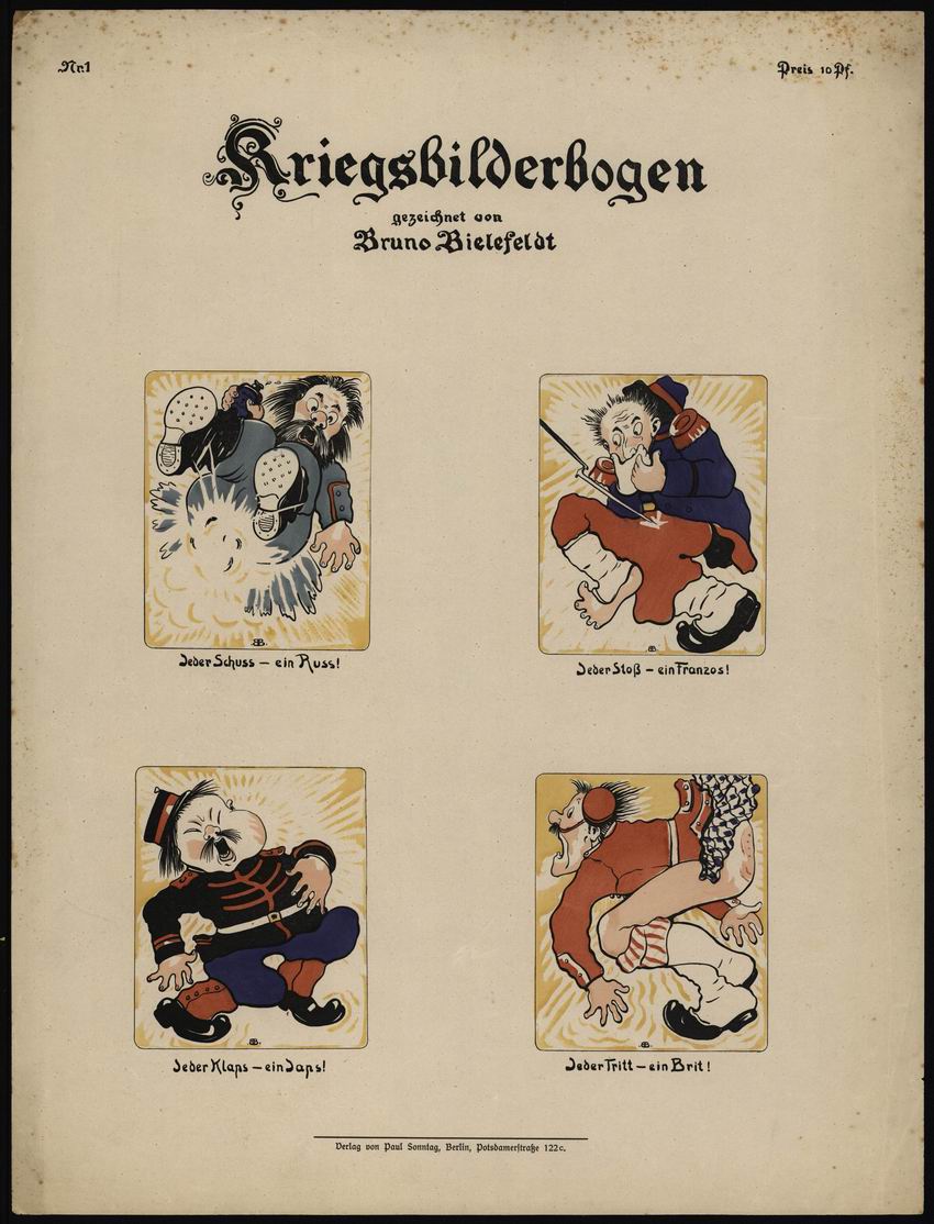 Kriegsbilderbogen Nr. 1