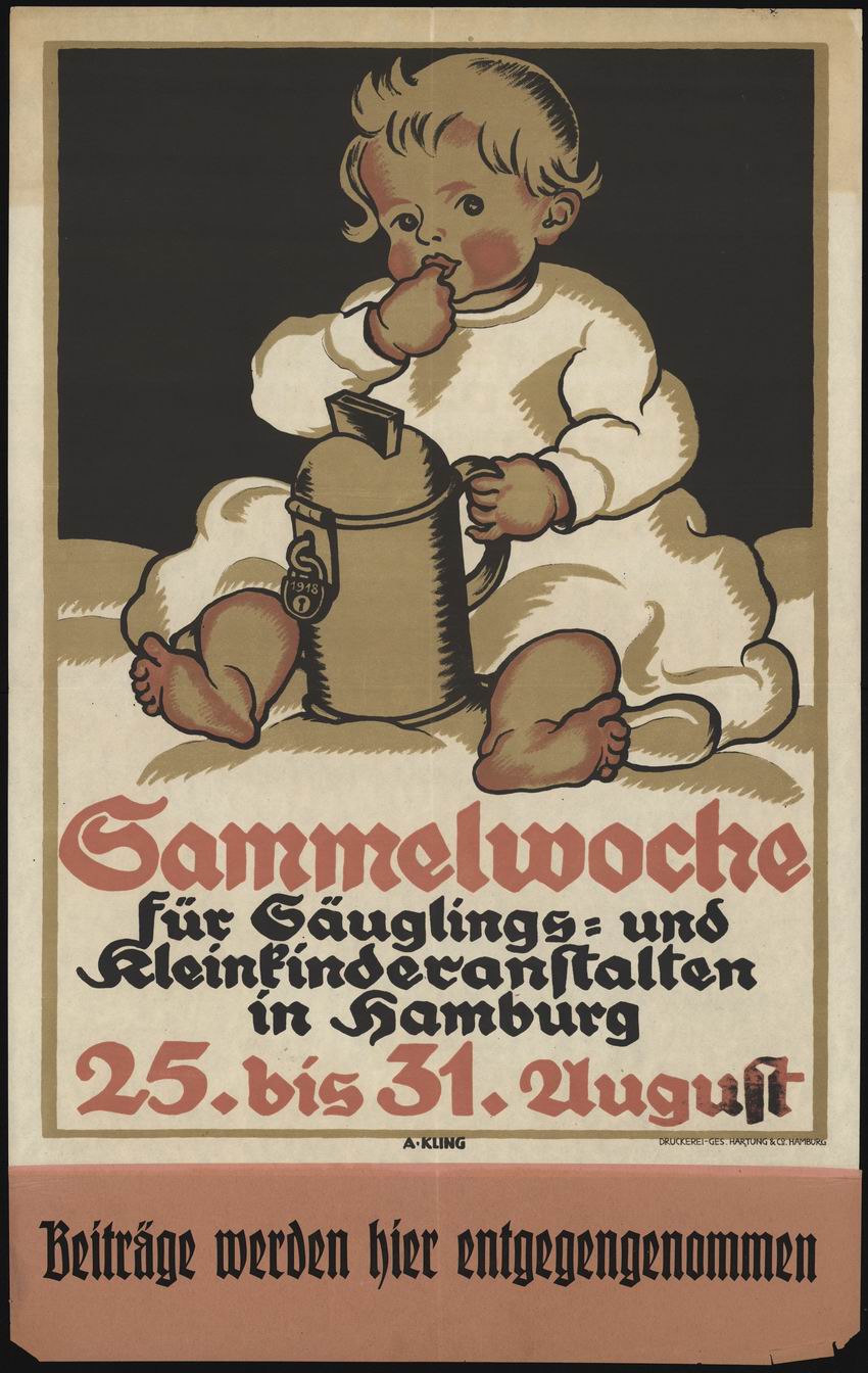 Sammelwoche für Säuglings- und Kleinkinderanstalten in Hamburg