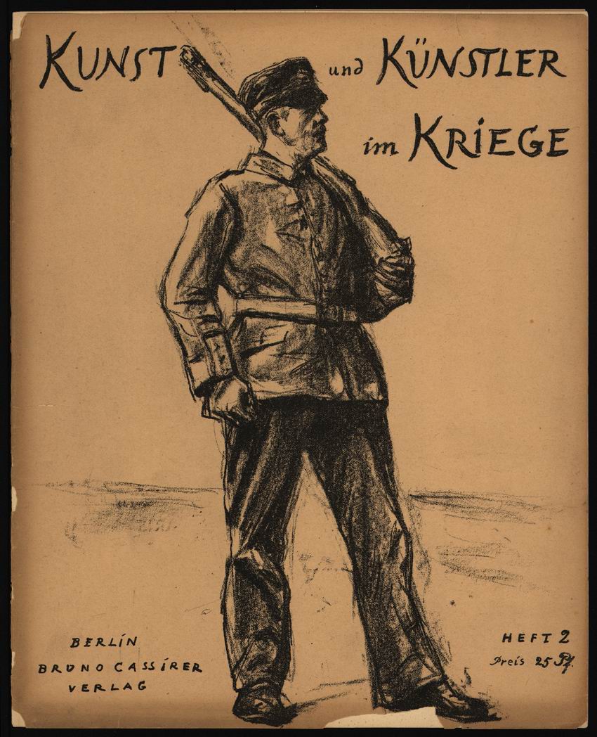 Kunst und Künstler im Kriege (Titelblatt)