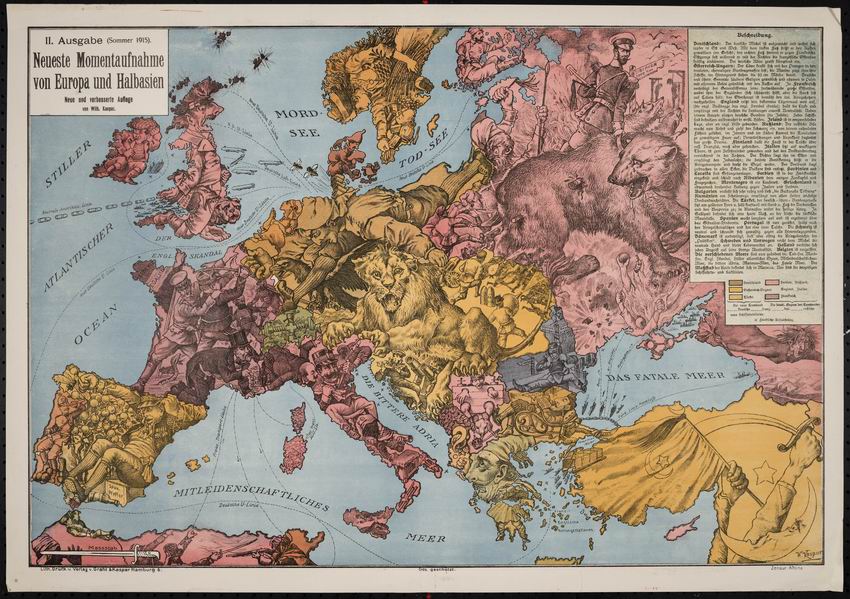 Momentaufnahme von Europa und Asien