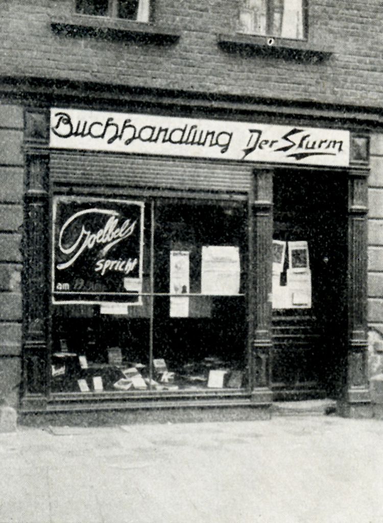 Die NSDAP-Geschäftsstelle in Marburg am Pilgrimstein, 1930 - 1934