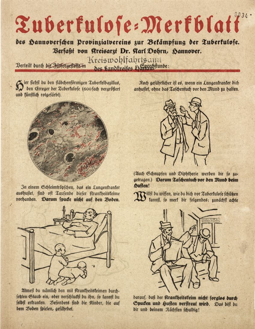 Tuberkulose-Merkblatt