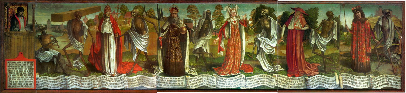 Der Lübecker Totentanz von Bernt Notke, 1463 (Talliner Kopiefragment)