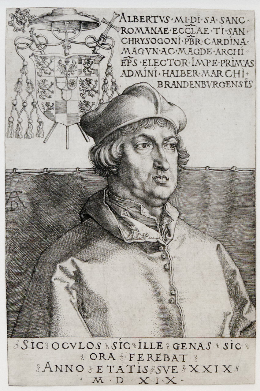 Erzbischof Albrecht von Mainz erteilt Anweisungen für den Ablass, ca. 1517