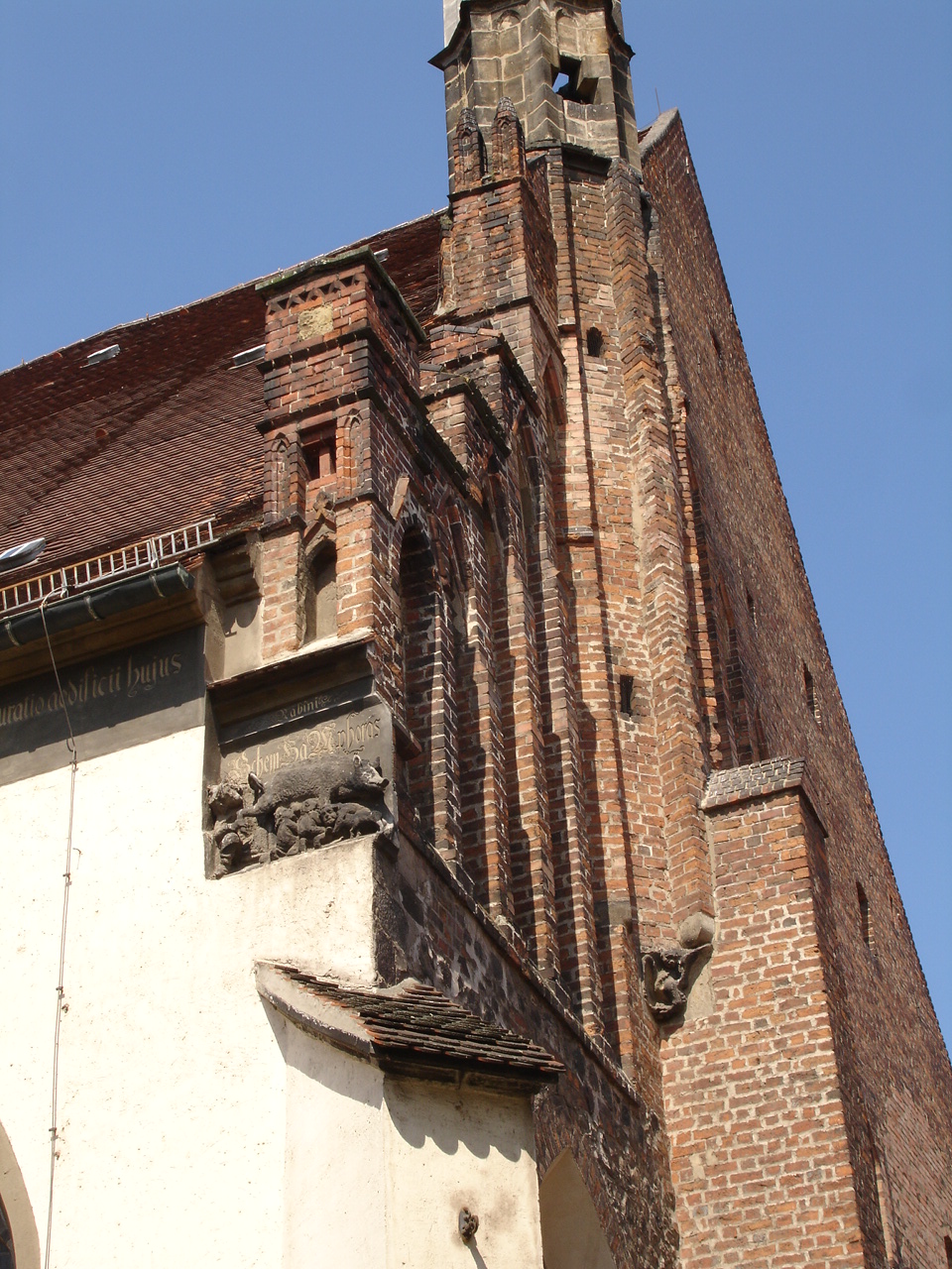 Martin Luther zur Judensau an der Pfarrkirche zu Wittenberg, 1543