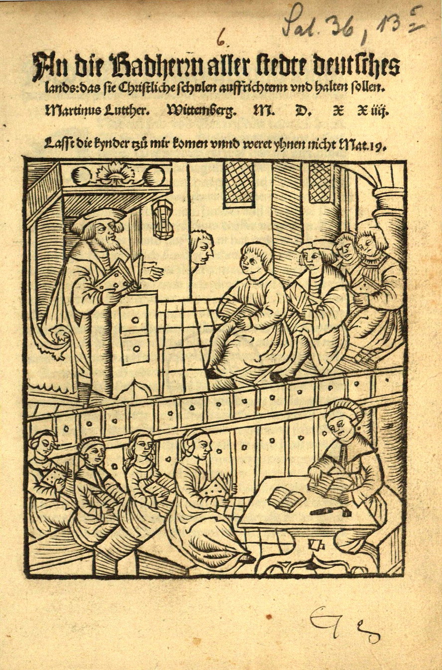 Luther, Martin - An die Burgermeister und Ratherrn allerlei Städte in deutschen Landen, dass sie christliche Schulen aufrichten und halten sollen. 1524 [Vollständiger Text, transkribiert]