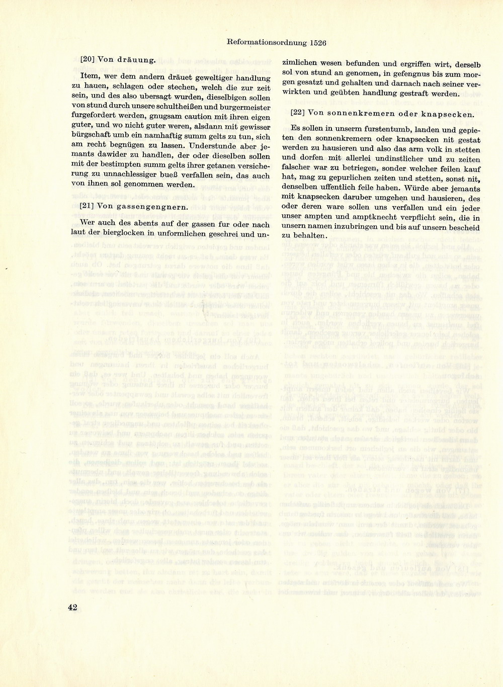 Reformationsordnung des Landgrafen Philipp von Hessen, 1526