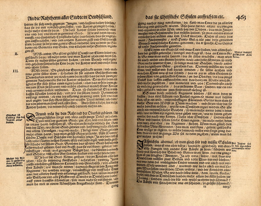 Luther, Ratsherrenschrift 1524 "Der Deutschen Geschichte und Sprüche weiß niemand" [Druckfassung Jena 1555]