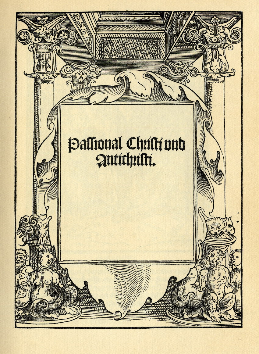 Lucas Cranach d. Ã„., Passional Christi und Antichristi, 1521 

Zwölfte Antithese
