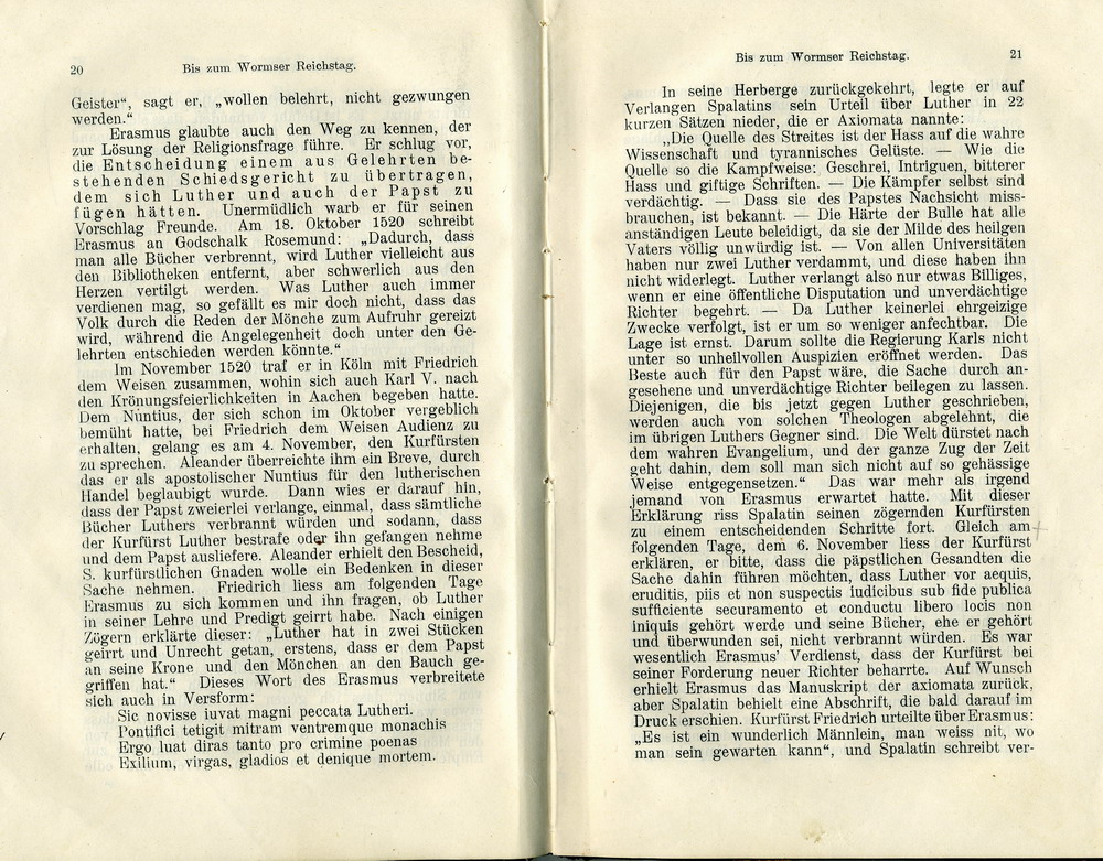 Max Richter, Desiderius Erasmus und seine Stellung zu Luther auf Grund ihrer Schriften, Leipzig 1907