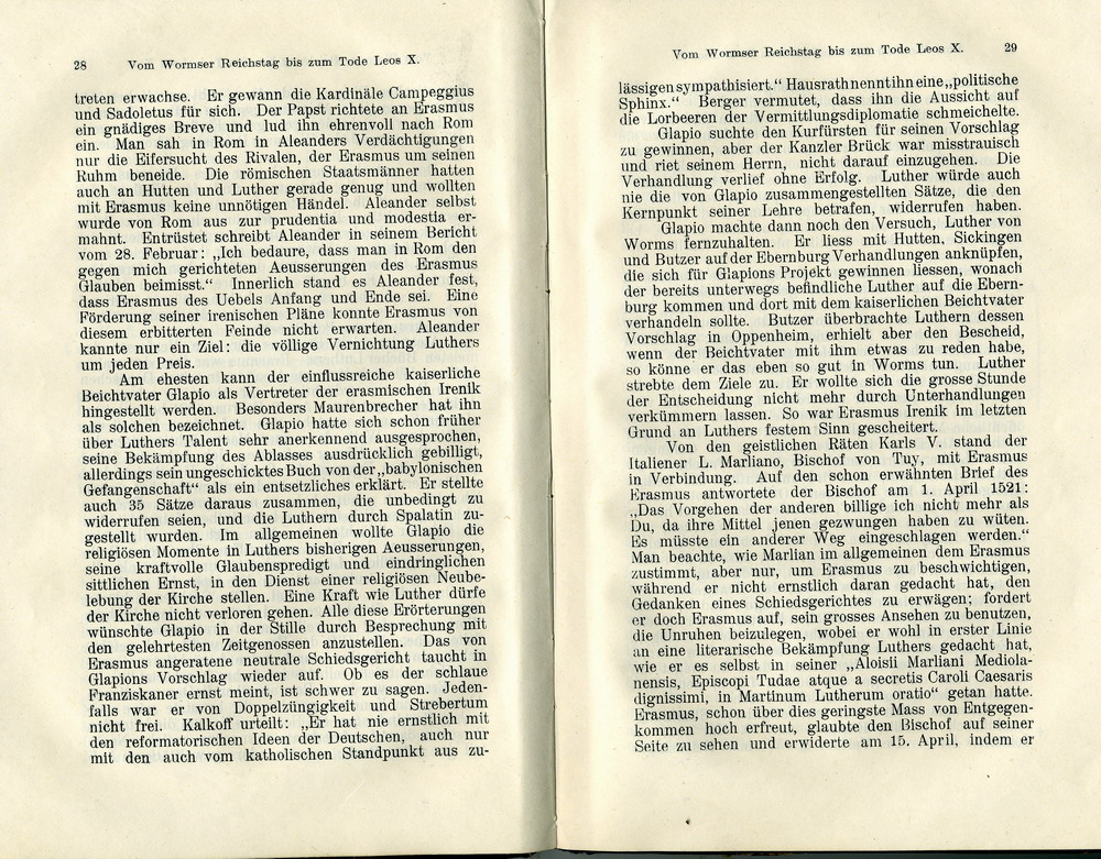 Max Richter, Desiderius Erasmus und seine Stellung zu Luther auf Grund ihrer Schriften, Leipzig 1907