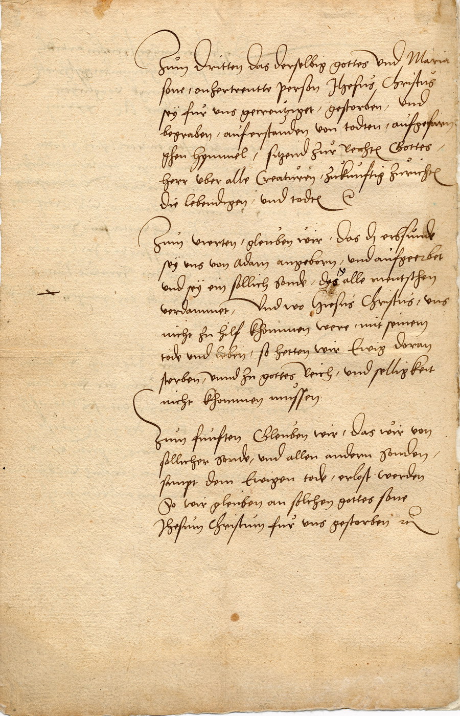 Marburger Religionsgespräch 1529: Die 15 Marburger Artikel [ORIGINALDIGITALISATE], 3. Okt. 1529