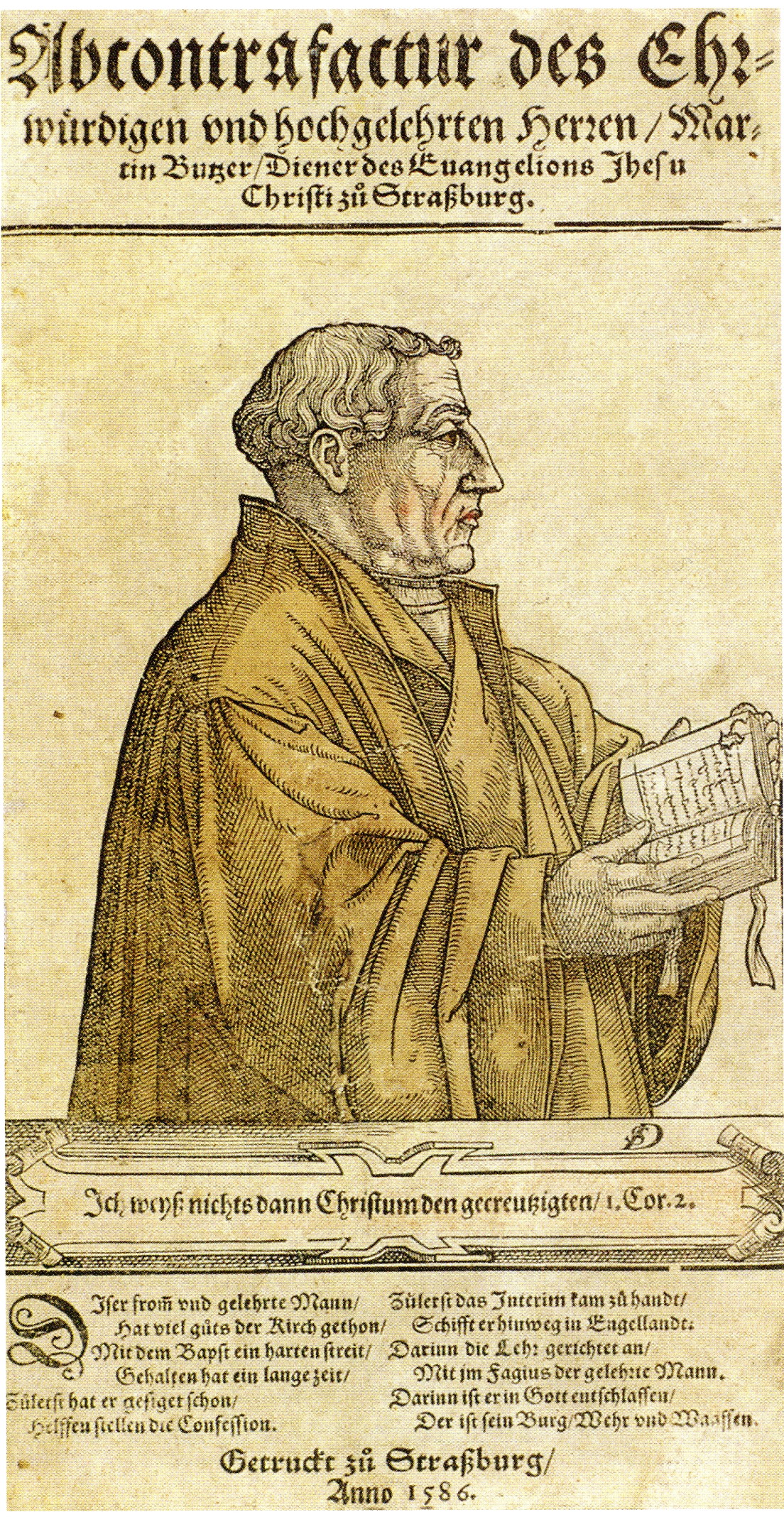 Martin Bucer (1491-1551), Abb. Straßburg 1586