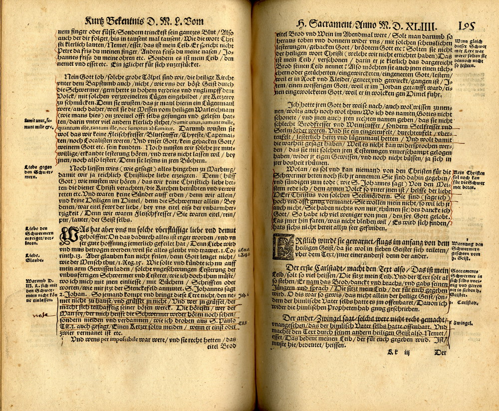 Martin Luther, Kurzes Bekenntnis vom Heiligen Sakrament, 1544