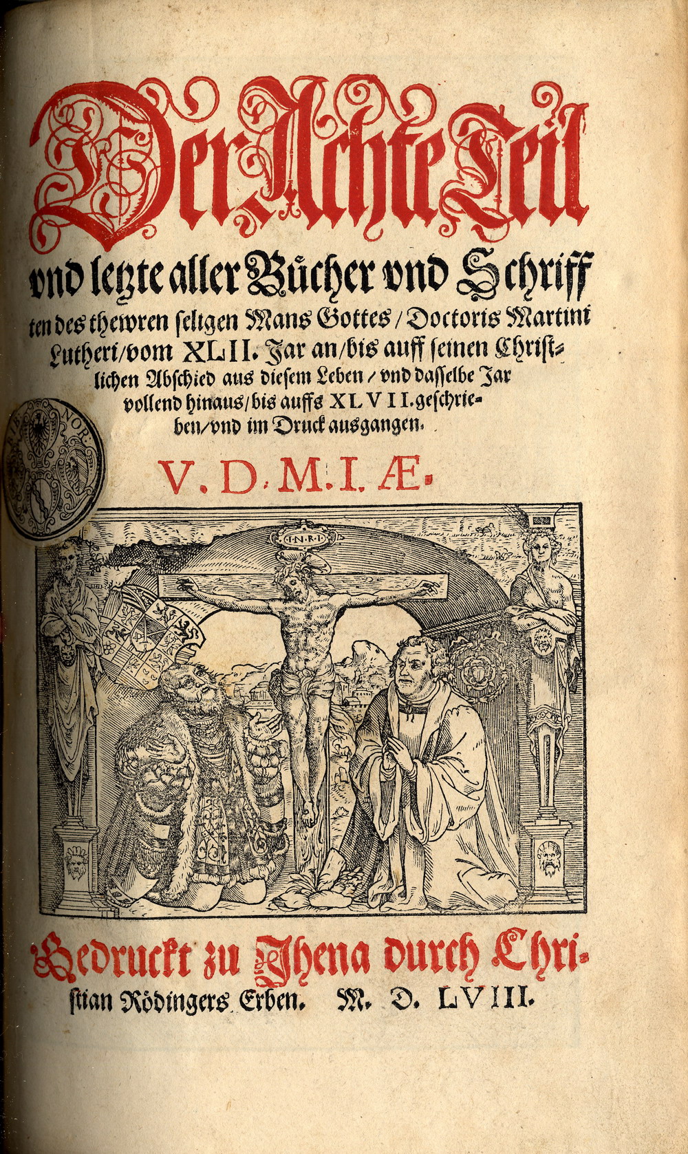 Martin Luther, Kurzes Bekenntnis vom Heiligen Sakrament, 1544