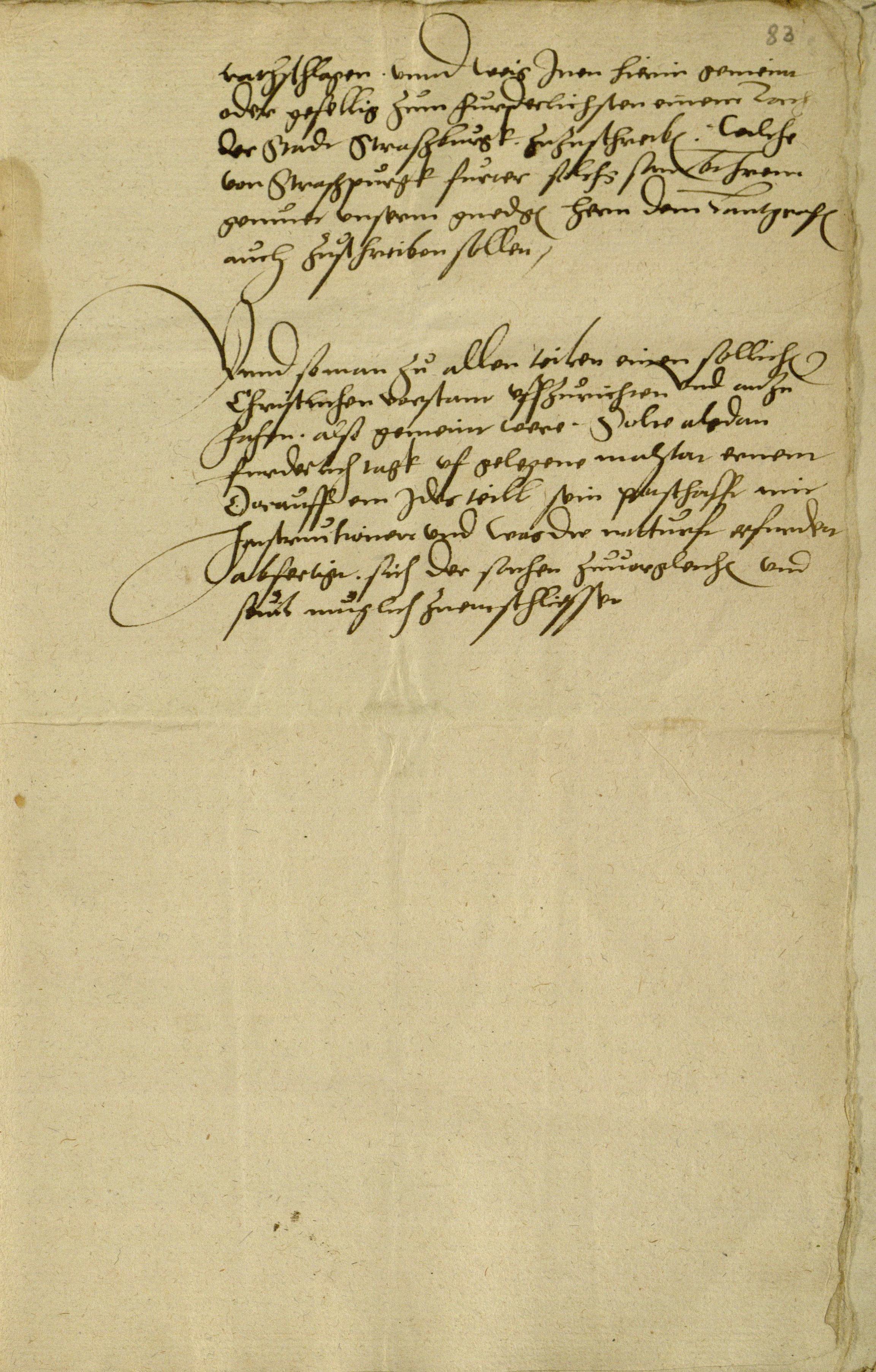 "Christliches Verständnis" - Bündnisvertrag (Entwurf) des Landgrafen Philipp von Hessen mit Zwingli (Zürich), Basel und Straßburg vom 30. September 1529