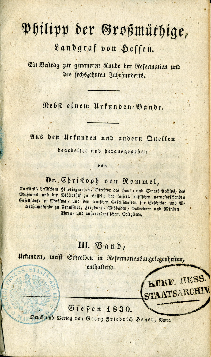 Landgraf Philipp von Hessen an den Kanzler Feige zur Anfrage Herzog Christians von Holstein, König von Dänemark (1534), wg. der geistlichen Güter und der Einführung der Reformation, Marburg 17. Mai 1533