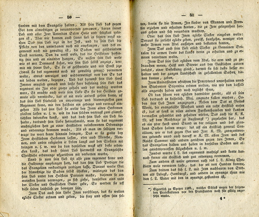 Landgraf Philipp von Hessen an den Kanzler Feige zur Anfrage Herzog Christians von Holstein, König von Dänemark (1534), wg. der geistlichen Güter und der Einführung der Reformation, Marburg 17. Mai 1533