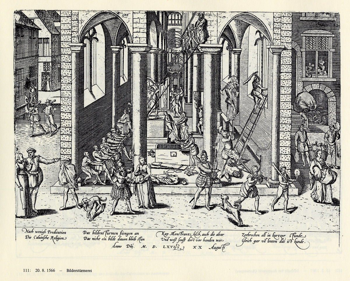 Calvinistischer Bildersturm in Antwerpen, 1566