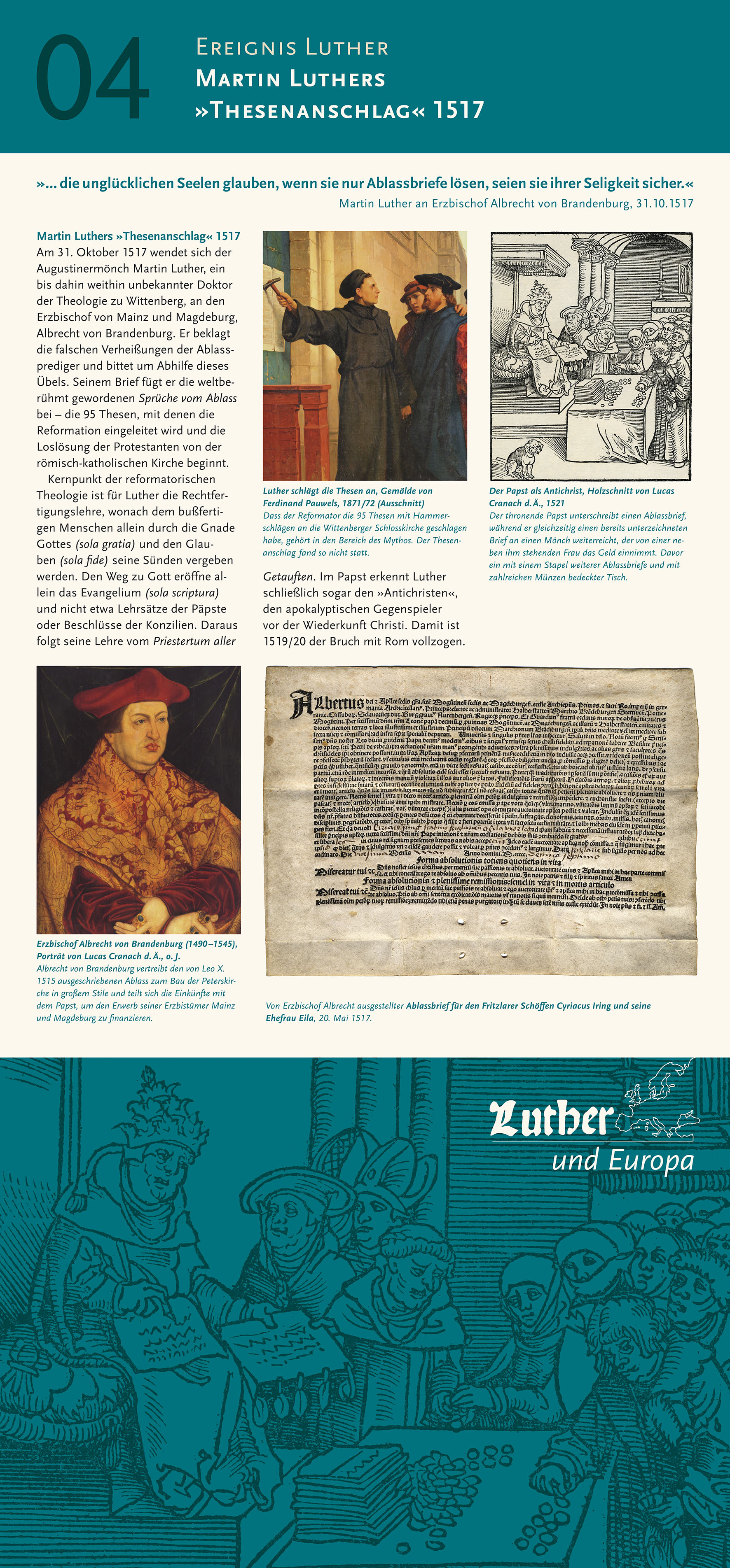 Ausstellungstafeln "LUTHER und EUROPA" - Vorschau
