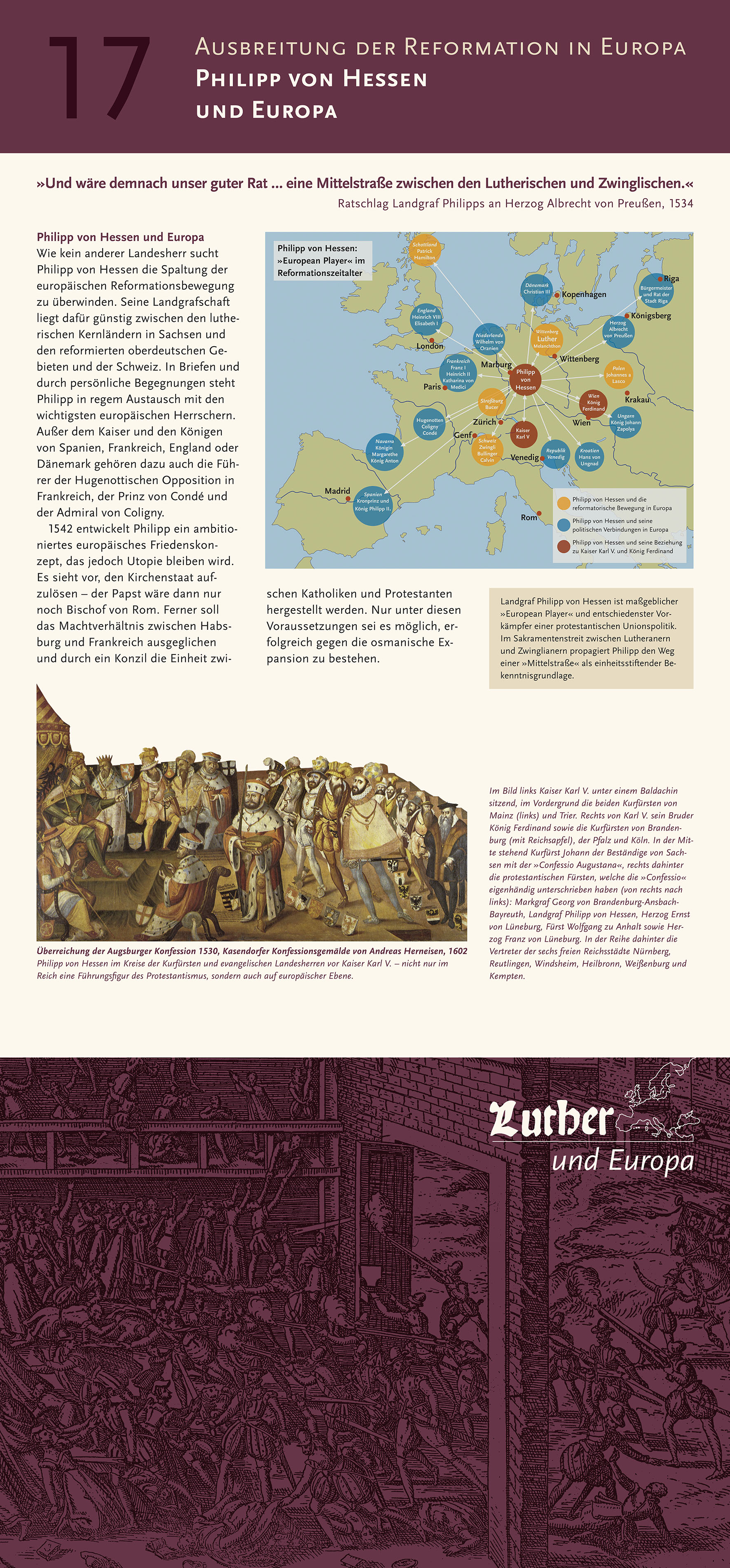 Ausstellungstafeln "LUTHER und EUROPA" - Vorschau