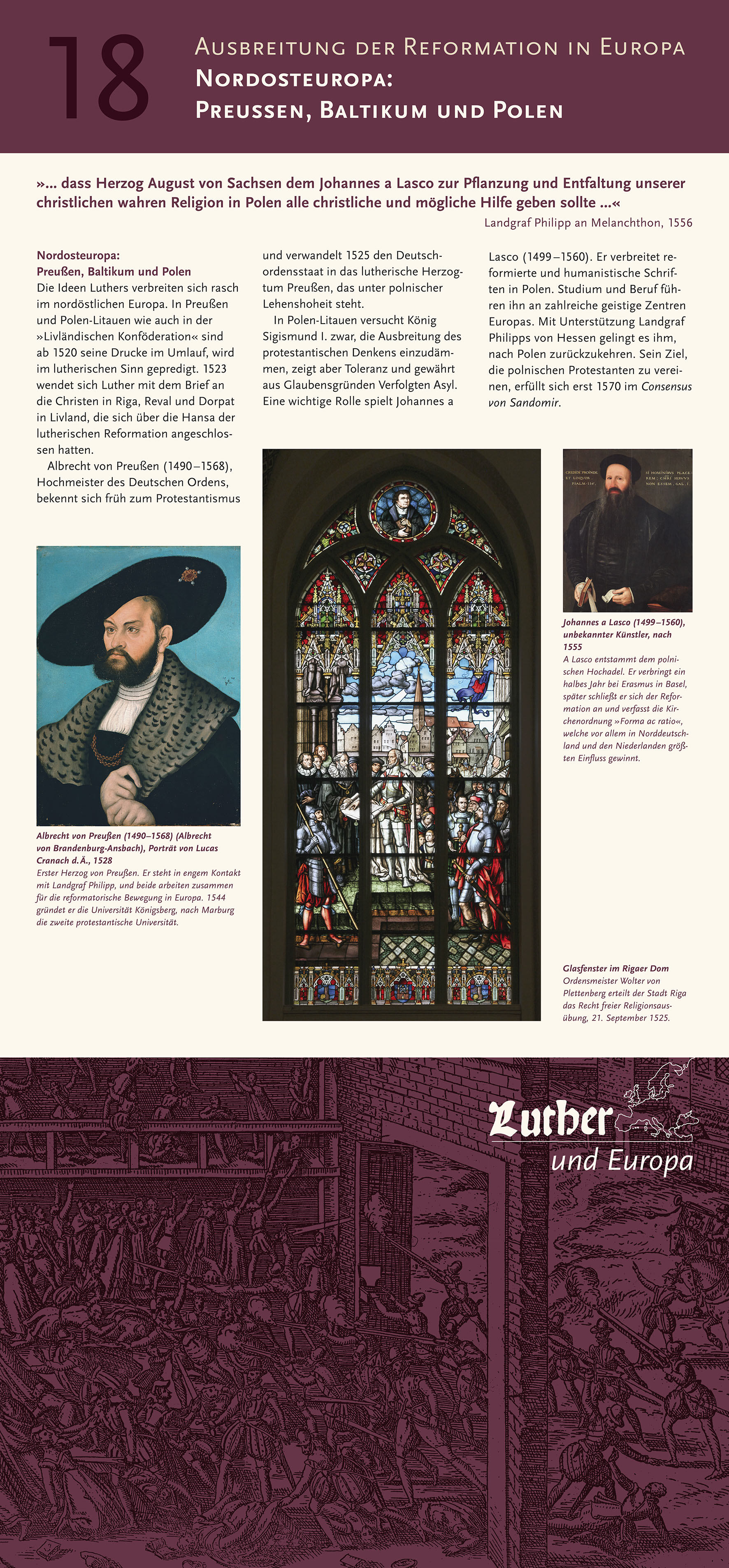 Ausstellungstafeln "LUTHER und EUROPA" - Vorschau