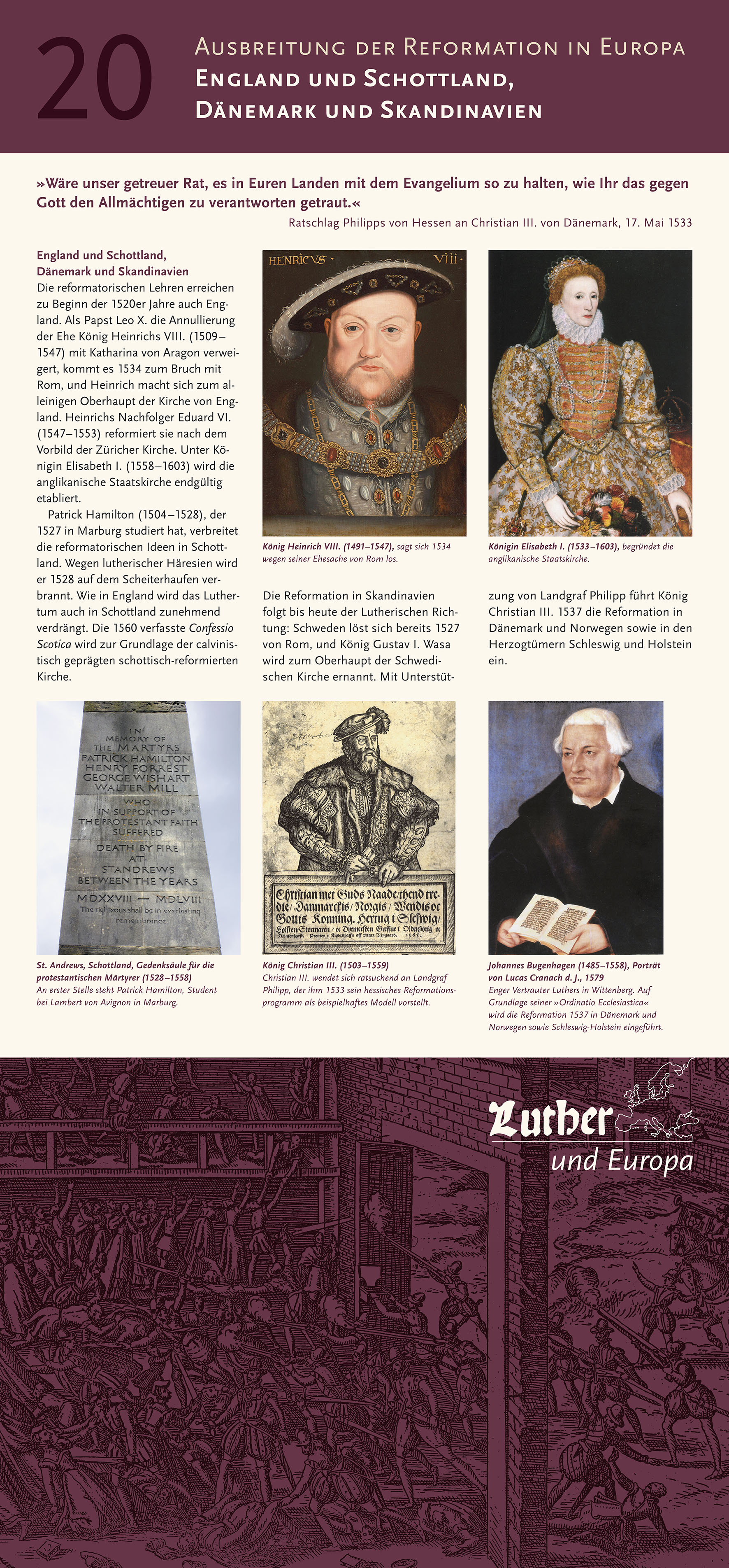 Ausstellungstafeln "LUTHER und EUROPA" - Vorschau