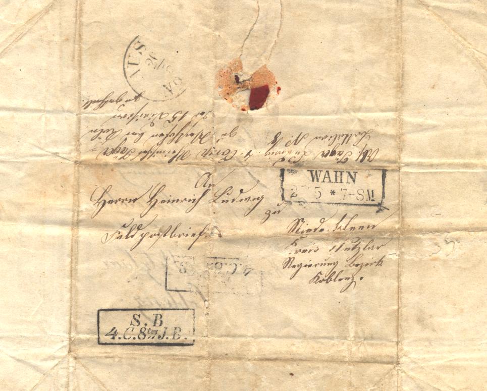 Brief vom 23. Mai 1866 aus Westhoven