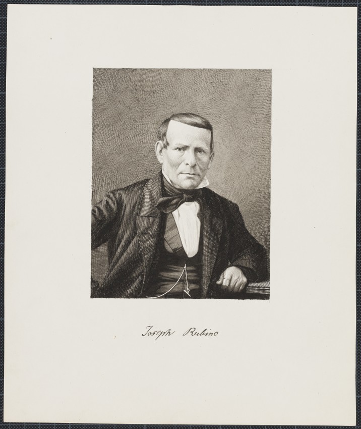 Porträt Prof. Joseph Rubino (1799-1864)