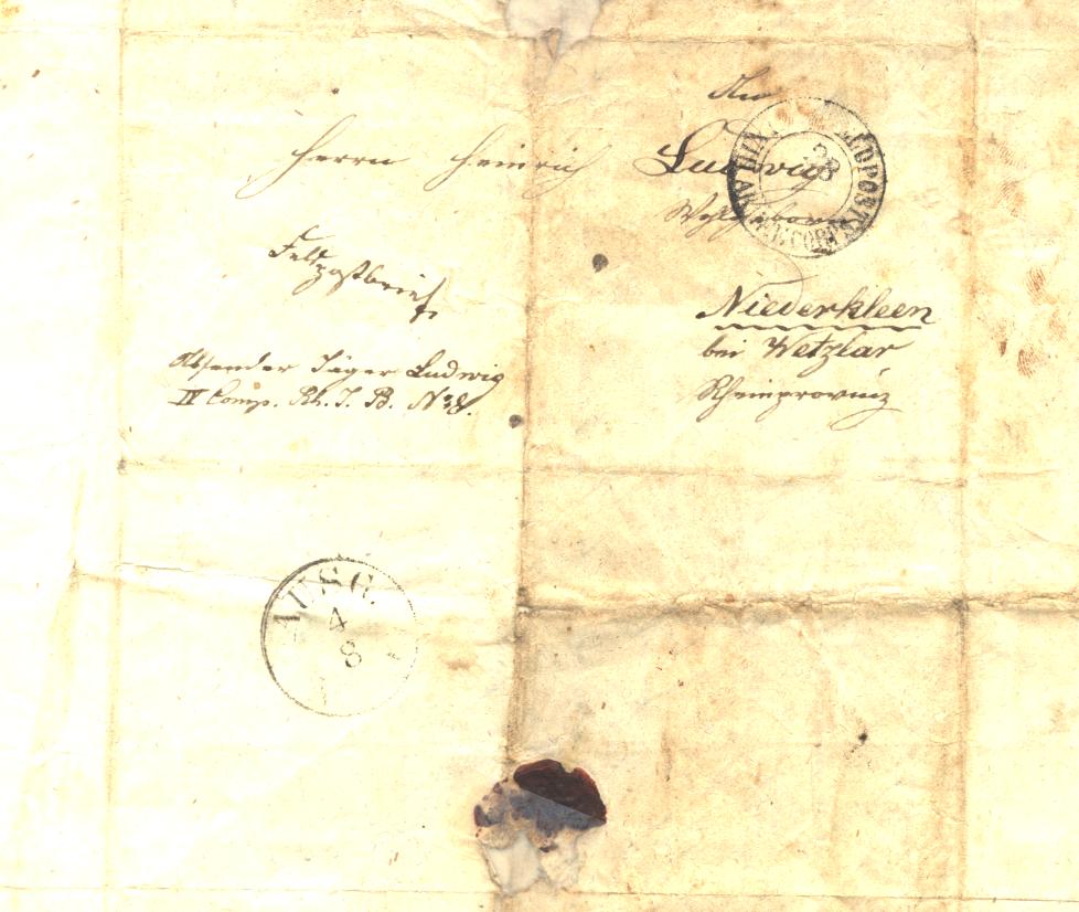 Brief vom 28. Juli 1866 aus Trauenfels