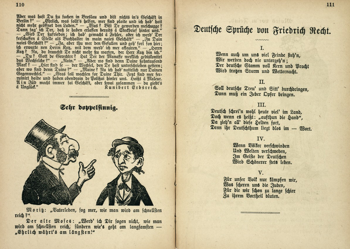Zeitschrift: Kehraus! Antisemitischer Volkskalender für das Jahr 1890
