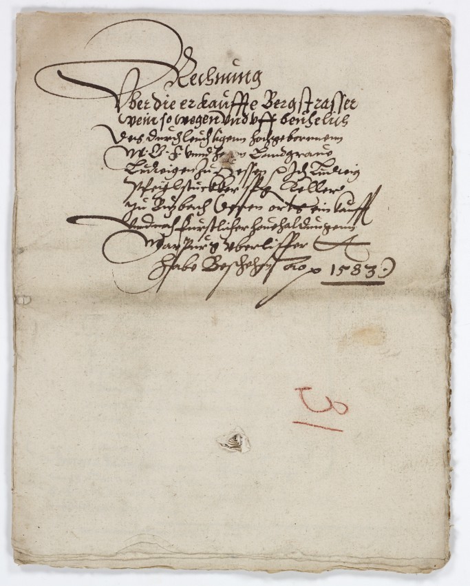 Rechnung zur Hofhaltung Landgraf Ludwig IV. 