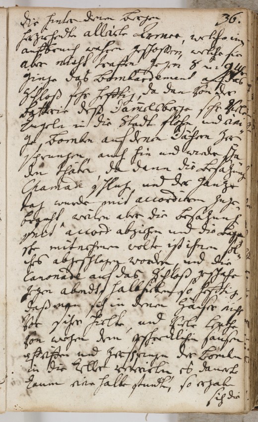 Aufzeichnungen Jeremias Creutzer über die Belagerung von Marburg 1759