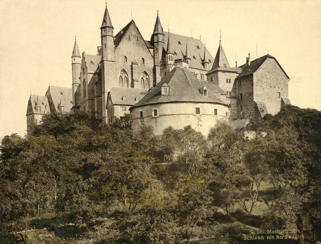 Das Landgrafenschloss von Nordwesten