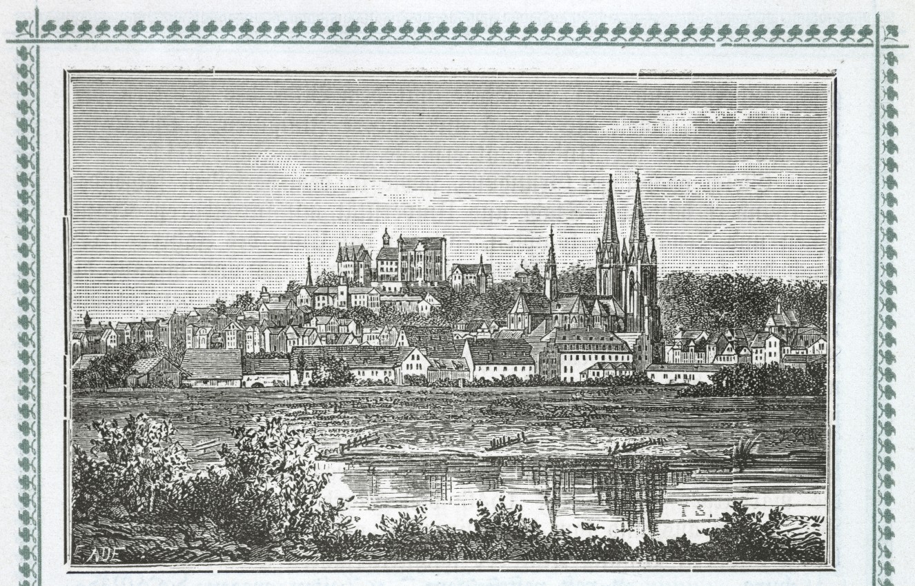 Bild: Ansicht von Stadt und Schloss