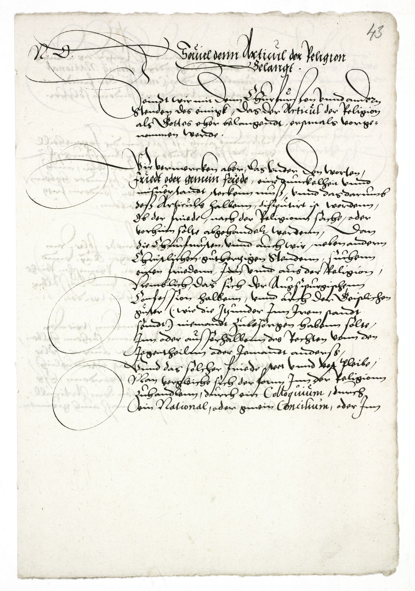 Schriftstücke aus dem Politischen Archiv Landgraf Philipps von Hessen zu den Reichstagsverhandlungen in Augsburg (1555)