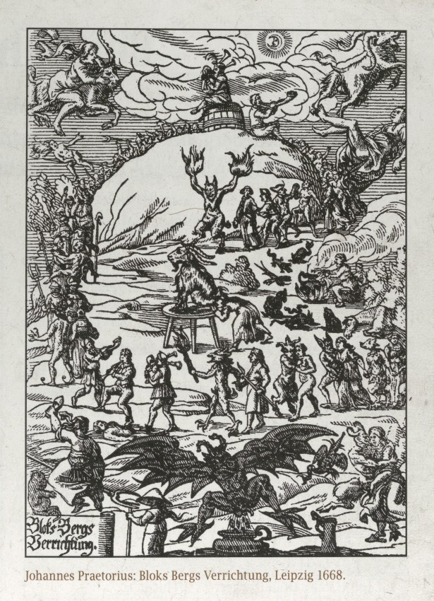 Johannes Praetorius: Blockes-Berges Verrichtung oder ausführlicher geographischer Bericht von den hohen trefflich alt- und berühmten Blockes-Berge: ingleichen von der Hexenfahrt und Zauber-Sabbathe, so auff solchen Berge die Un holden aus gantz Teutschlan