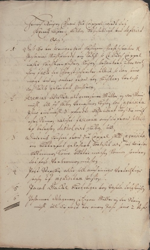 Schadenzauber: Peinlicher Prozess gegen Elisabeth, Ehefrau des Henrich Seip zu Cappel (bei Marburg) wegen Hexerei: Verzauberung von Vieh, Verhexung eines Butter fasses, verbrannt 1655