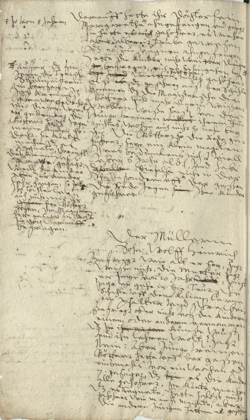 Schadenzauber: Untersuchung gegen Gertrud, 6- oder 7- jährige Tochter des verstorbenen Peter Briel auf der Ketzerbach in Marburg, 1629, kein Urteil