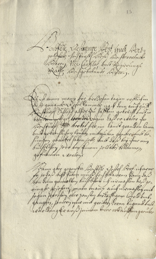 Prozess gegen Aelfrich Schneider aus Frechenhausen / Amt Breidenbach wegen Quacksalberei und Segen sprechung, 1688