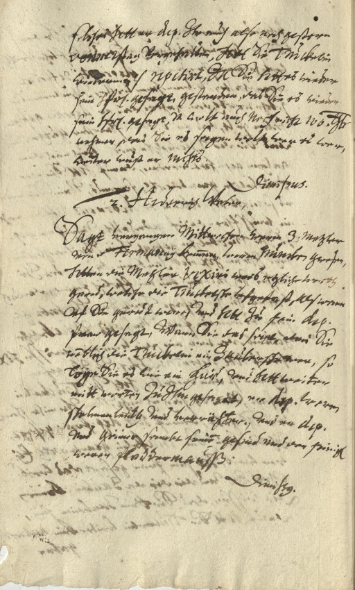 Das Gerücht und der Beginn eines Prozesses: Ehefrau des Truckel Stieber, Protokoll vom 13. Juli 1655