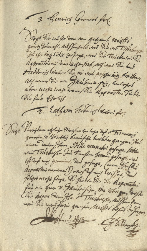 Das Gerücht und der Beginn eines Prozesses: Ehefrau des Truckel Stieber, Protokoll vom 13. Juli 1655