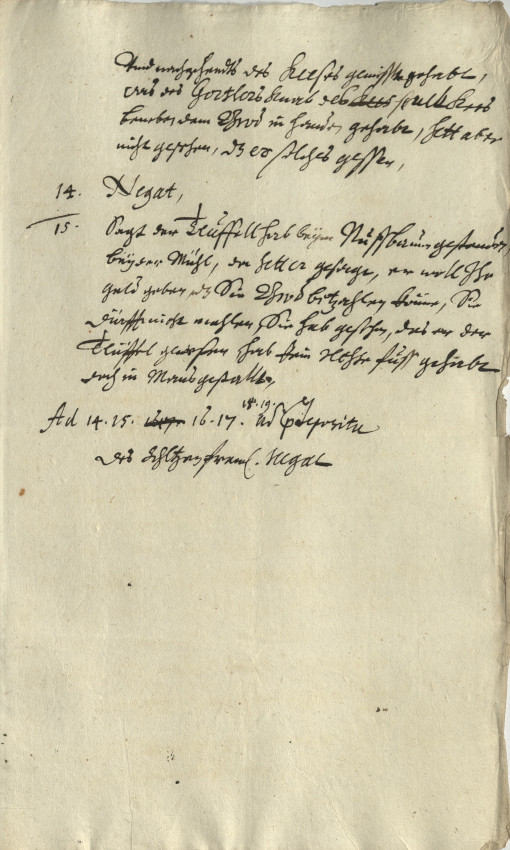 Übersicht: Der Prozess gegen die Witwe Christine Morgen aus Caldern zeigt den weiteren Verlauf eines Hexenprozesses, 1652