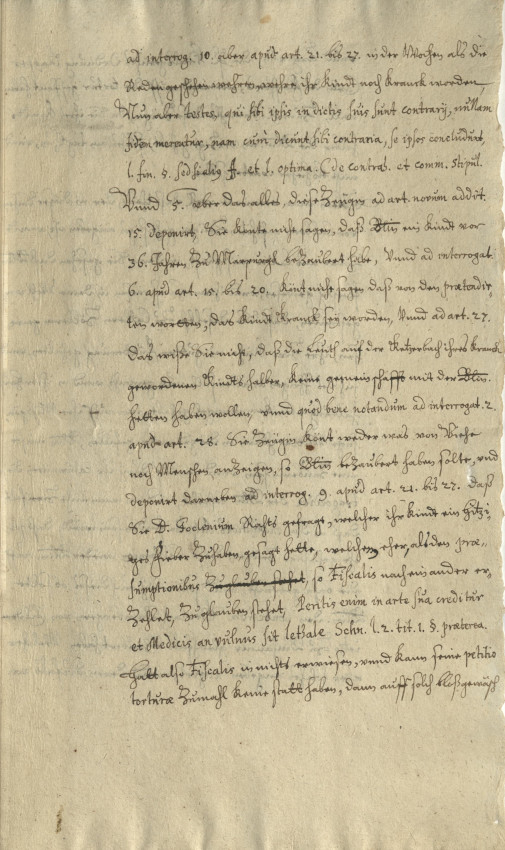Übersicht: Der Prozess gegen die Witwe Christine Morgen aus Caldern zeigt den weiteren Verlauf eines Hexenprozesses, 1652