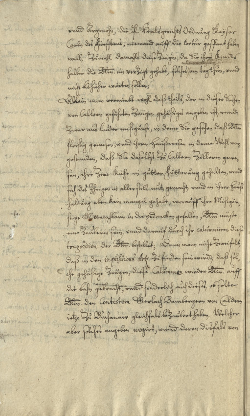 Übersicht: Der Prozess gegen die Witwe Christine Morgen aus Caldern zeigt den weiteren Verlauf eines Hexenprozesses, 1652