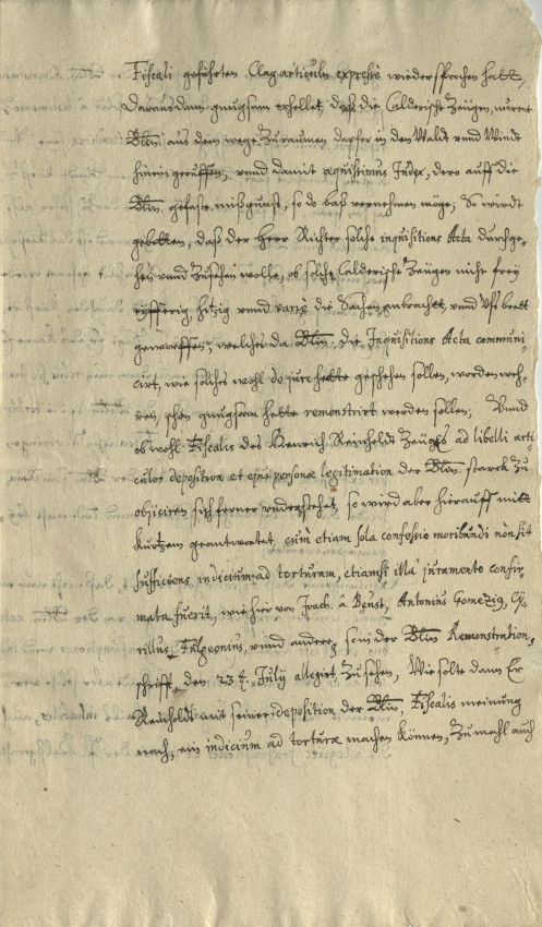 Übersicht: Der Prozess gegen die Witwe Christine Morgen aus Caldern zeigt den weiteren Verlauf eines Hexenprozesses, 1652