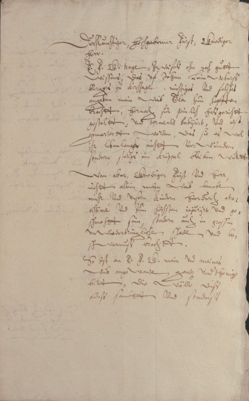 Folgen der Tortur: körperliche Versehrtheit der Elia Hering, 1591