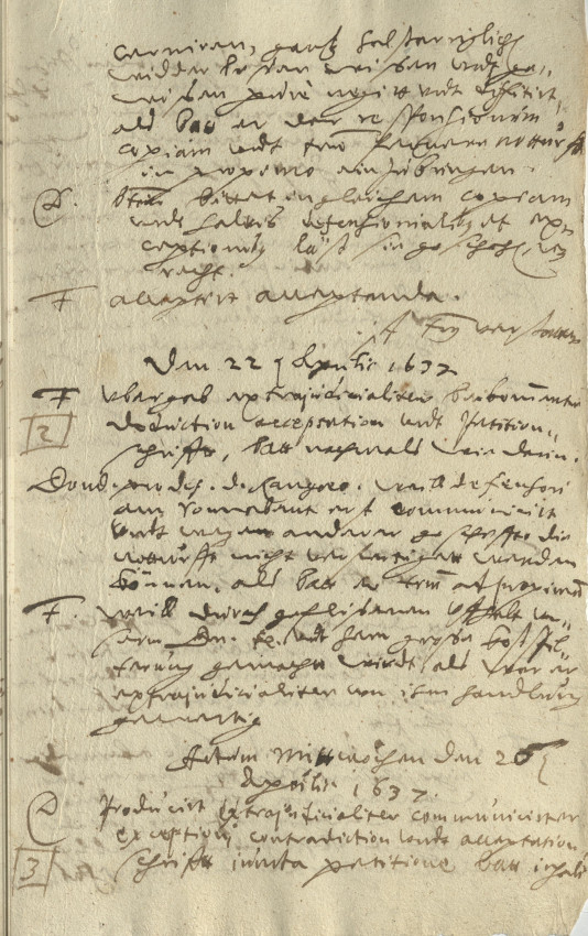Urteil: Prangerstehen und Landesverweis, 1637