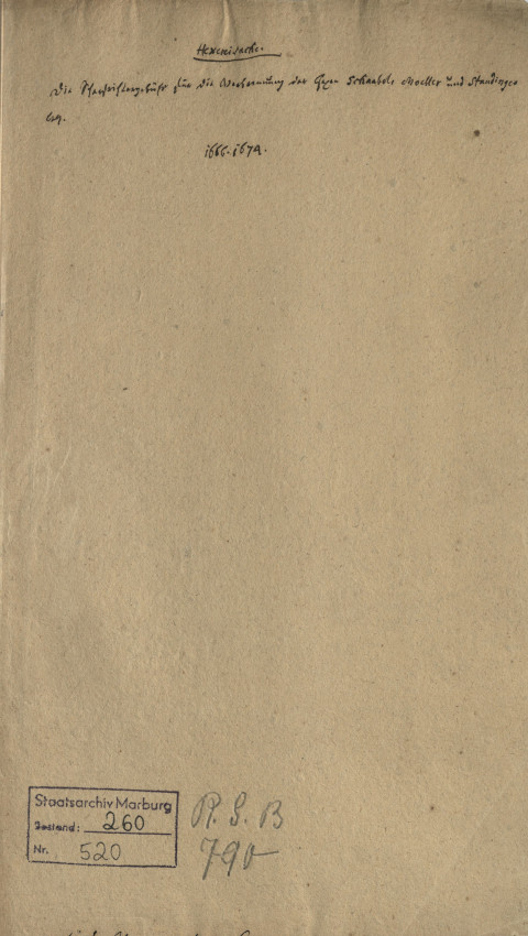 Ausstehende Scharfrichterkosten, 1674