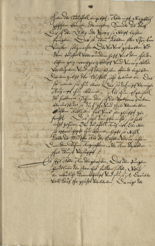 Schreiben Landgraf Wilhelms IV. an den Pfarrer von Geismar, 1580